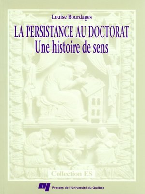 cover image of La persistance aux études supérieures